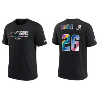 Asante Samuel Jr. Los Angeles Chargers Black 2022 NFL Crucial Catch Performance T-Shirt