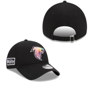 Atlanta Falcons Black 2023 NFL Crucial Catch Adjustable Hat