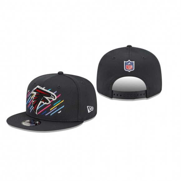 Atlanta Falcons Charcoal 9FIFTY Snapback Adjustable Hat - 2021 NFL Crucial Catch