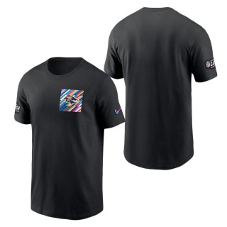 Baltimore Ravens Black 2023 NFL Crucial Catch Sideline Tri-Blend T-Shirt