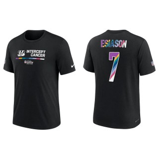 Boomer Esiason Cincinnati Bengals Black 2022 NFL Crucial Catch Performance T-Shirt