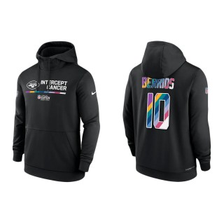 Braxton Berrios New York Jets Black 2022 NFL Crucial Catch Therma Performance Pullover Hoodie