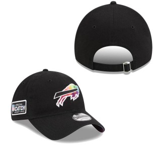 Buffalo Bills Black 2023 NFL Crucial Catch Adjustable Hat