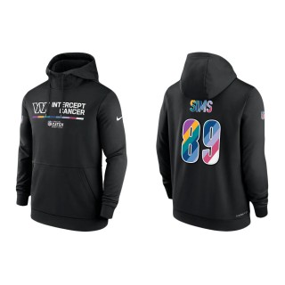 Cam Sims Washington Commanders Black 2022 NFL Crucial Catch Therma Performance Pullover Hoodie